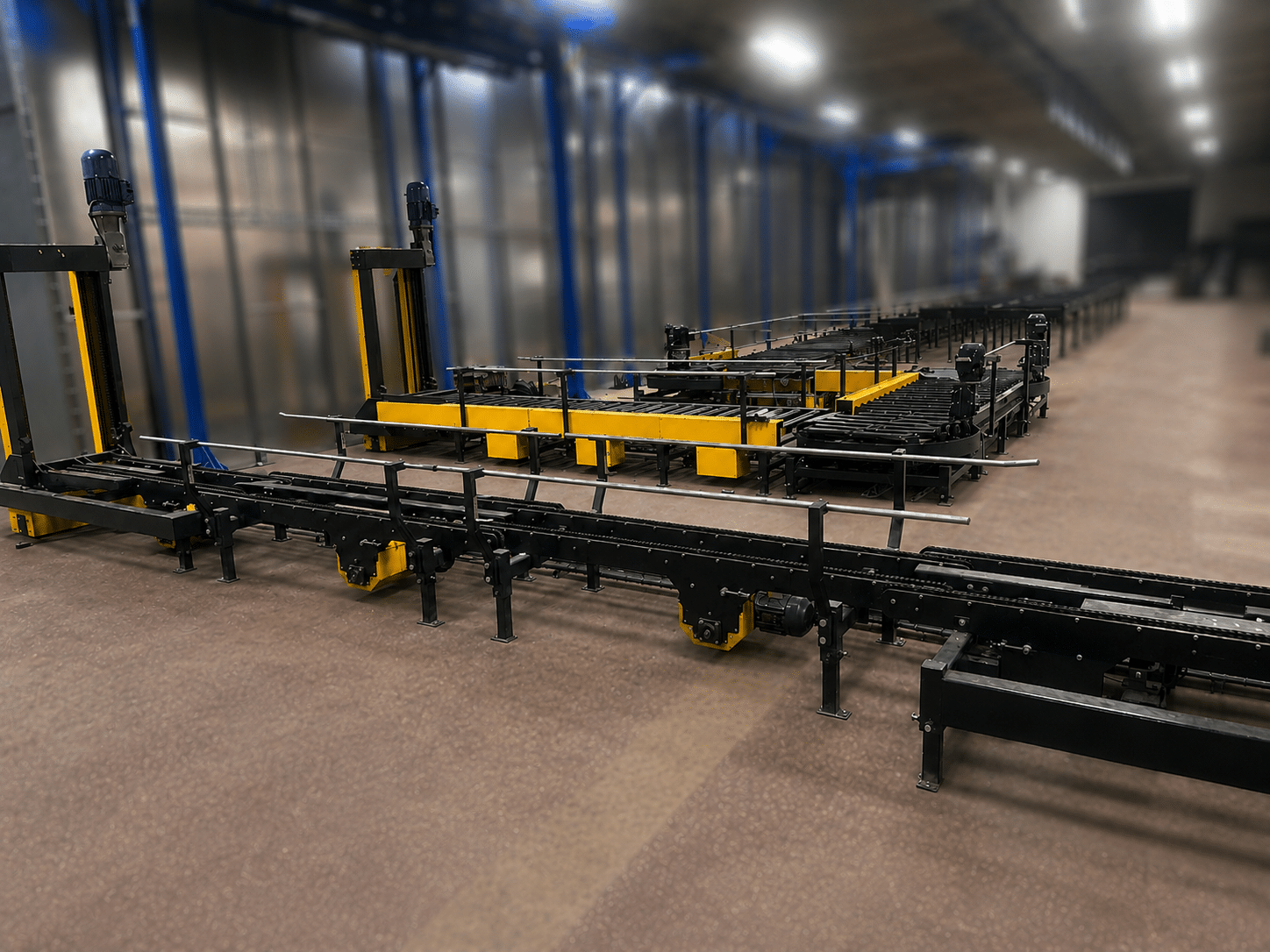 Conveyor with chain + elevator